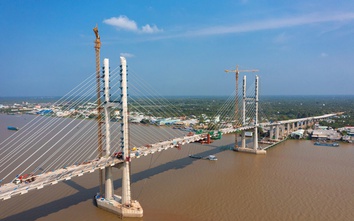 Dự án cầu Rạch Miễu 2 vượt tiến độ, sẵn sàng hợp long