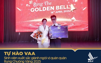 Tự hào VAA: Lê Thanh Thiên xuất sắc giành ngôi quán quân "Rung chuông vàng 2025"
