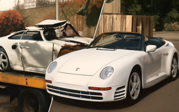 Porsche 959 hồi sinh từ đống sắt vụn thành hàng hiếm