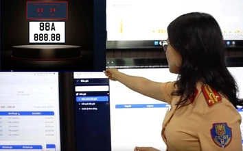 Biển số ô tô VIP 88A-888.88 sắp lên sàn đấu giá trực tuyến