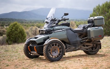 Chiếc xe ba bánh có thể đi trên mọi con đường