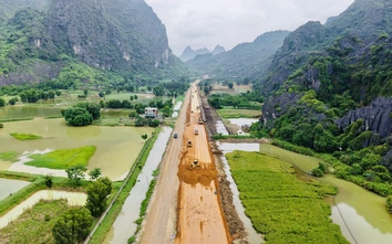 Cận cảnh đường nối Bái Đính - Ba Sao gần nghìn tỷ đồng