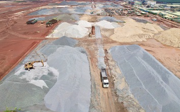 Toàn cảnh chặng đầu thi công đường cất hạ cánh thứ 2 sân bay Long Thành