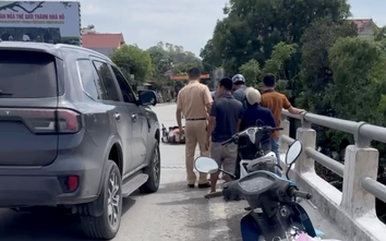 Thanh Hóa: Tổ CSGT kịp thời cứu một phụ nữ có ý định nhảy cầu tự tử