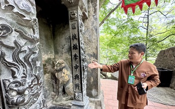 Chiêm ngưỡng kiến trúc đền Trần 700 năm tuổi giữa núi rừng Tràng An