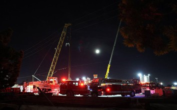 Sập hầm tại Los Angeles, hàng chục công nhân mắc kẹt