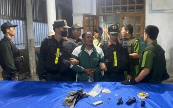 Trung tá công an ở Lâm Đồng bị bắn trọng thương bằng súng tự chế 