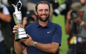 Scheffler được so sánh với Tiger Woods sau khi đăng quang tại The Open 2025