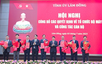 Công bố danh sách cán bộ chủ chốt Tỉnh ủy, UBND tỉnh Lâm Đồng