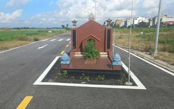 Hải Phòng: Lạ kỳ ngôi mộ án ngữ giữa đường của khu dân cư