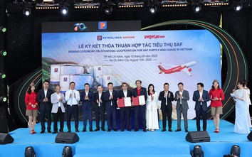 Petrolimex Aviation và Vietjet Air tiên phong xanh hoá bầu trời Việt