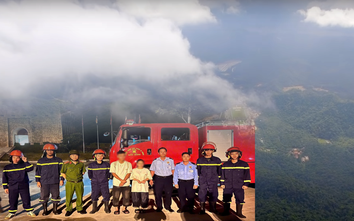 Công an Bắc Ninh giải cứu 2 du khách bị lạc trên núi Tây Yên Tử