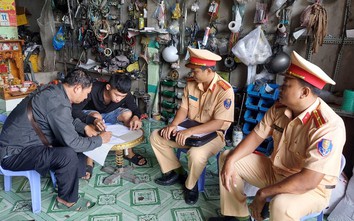 Đồng Tháp: Xử lý các "lò độ xe”, tăng cường phạt nguội