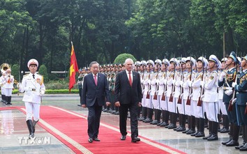 Tổng Bí thư chủ trì lễ đón cấp Nhà nước Bí thư thứ Nhất, Chủ tịch nước Cuba