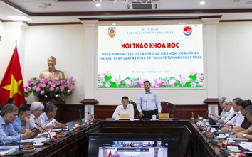 Nhận diện điểm nghẽn, thúc đẩy kinh tế tư nhân phát triển