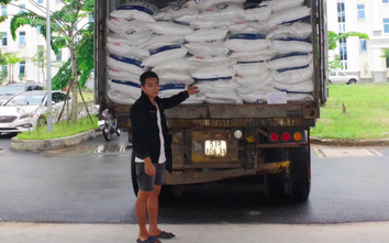 TP.HCM: Bắt tài xế container vận chuyển 40 tấn đường cát nhập lậu