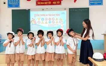 Nhiều cách làm linh hoạt tuyên truyền luật giao thông trong trường tiểu học ở Phú Thọ