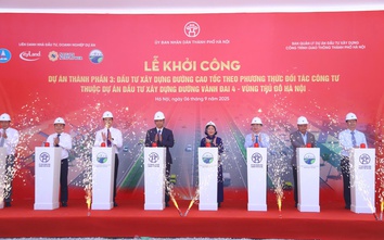 Khởi công cao tốc dài 113km vùng Thủ đô, các nhà thầu cam kết hoàn thành đúng tiến độ