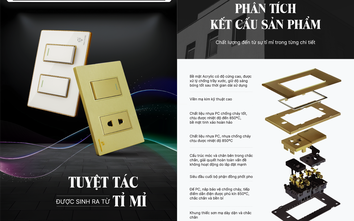 Mỹ Linh Lighting ra mắt công tắc ổ cắm Vina House