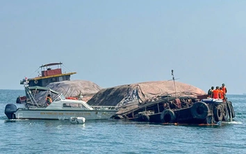Hải Phòng: Cứu nạn thành công tàu vận tải và ba thuyền viên va phải đá ngầm trên biển