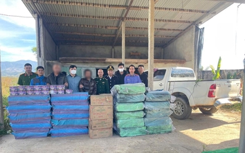 Bắt giữ đối tượng dùng xe bán tải chở hơn 2 tấn pháo lậu từ biên giới vào nội địa