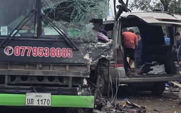 Hiện trường vụ tai nạn giao thông làm hai người tử vong ở Quảng Trị