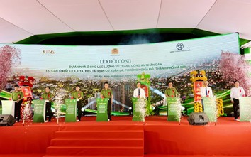 Hà Nội: Khởi công dự án gần 800 căn hộ cho lực lượng Công an Nhân dân