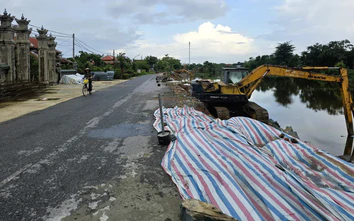 Quảng Trị: Dự án khắc phục khẩn cấp sạt lở bờ sông Vĩnh Định đang triển khai thế nào?