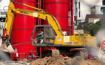Metro số 2 TP.HCM tăng tốc thi công các nhà ga ngầm