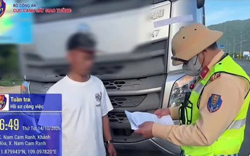 Vi phạm nhiều lỗi trên cao tốc, lái xe và chủ xe chịu mức phạt 85,5 triệu đồng