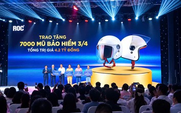 Á Châu Group ra mắt ROC Helmet, trao tặng 7.000 mũ bảo hiểm