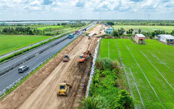 Toàn cảnh công trường mở rộng cao tốc TP.HCM - Mỹ Thuận sau 10 tháng khởi công