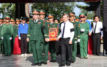 Cần Thơ an táng 120 hài cốt liệt sĩ tìm thấy trên địa bàn thành phố