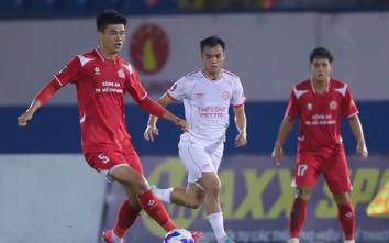 V-League: CLB Công an TP.HCM thắng sát nút Thể Công Viettel
