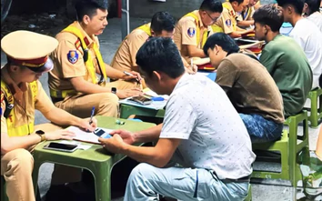 Ninh Bình: Xử lý 100 thanh thiếu niên vi phạm giao thông, phạt gần 400 triệu đồng