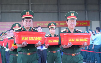 Quân khu 9 vận chuyển thêm 8.453 mẫu hài cốt liệt sĩ đưa giám định