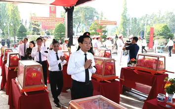 Cần Thơ: Quy tập 158 hài cốt liệt sĩ, lấy 4.122 mẫu sinh phẩm giám định ADN