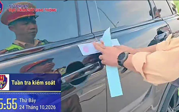 Tài xế không bằng lái điều khiển ô tô hết hạn kiểm định trên cao tốc Vĩnh Hảo - Phan Thiết