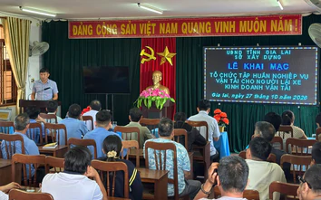 Gia Lai tập huấn nghiệp vụ vận tải cho gần 100 tài xế