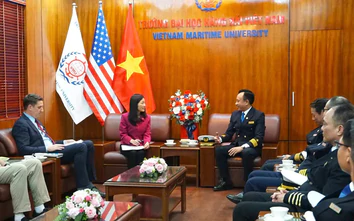 Trường Đại học Hàng hải Việt Nam tăng cường hợp tác đào tạo nhân lực hàng hải với Hoa Kỳ