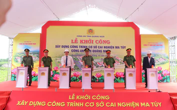 Quảng Ngãi: Khởi công xây dựng cơ sở cai nghiện ma túy rộng 10ha