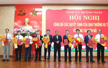 Quảng Ngãi điều động, luân chuyển nhiều cán bộ