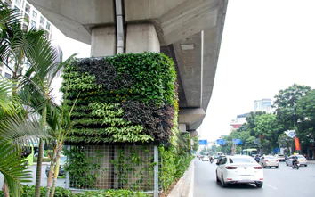 Hà Nội phủ xanh trụ đường sắt đô thị, cầu vượt và hầm chui