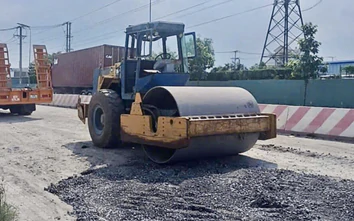 Tây Ninh: Khẩn trương khắc phục đường ĐT.823B xuống cấp sau nhiều ngày mưa và triều cường