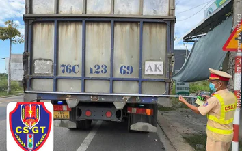 CSGT Quảng Ngãi siết tải trọng, loạt phương tiện vi phạm bị xử lý nghiêm