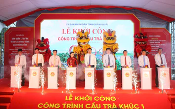 Quảng Ngãi khởi công xây mới cầu Trà Khúc 1