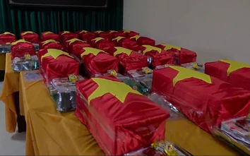 Quảng Trị: Tìm thấy, quy tập thêm 12 hài cốt liệt sĩ