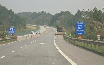 Nhiều giải pháp bảo đảm ATGT phục vụ thi công mở rộng cao tốc Yên Bái - Lào Cai