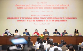 18 người ngoài Đảng trúng cử đại biểu Quốc hội khoá XVI