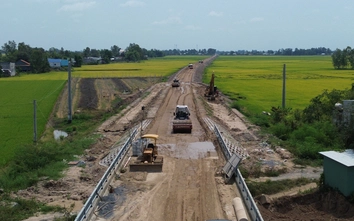 Đồng Tháp: Thiếu vật liệu, tuyến đường hơn 2.100 tỷ đồng nguy cơ lỡ hẹn thông xe